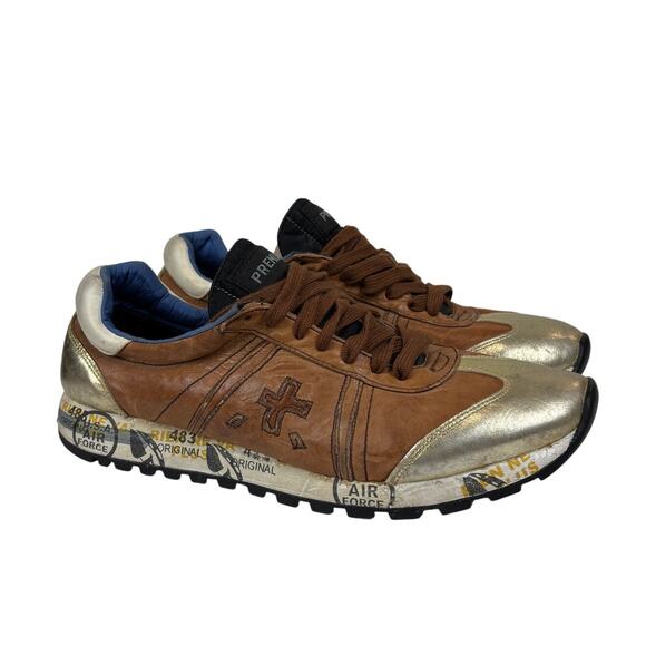 Premiata Lucy 530 Leather Trainers Sneakers Shoes EU 40 W's 9 M's 7 - Picture 1 of 12